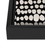 Irregular Polka Dot Pattern #2 Framed Canvas Print Gallery Image 3
