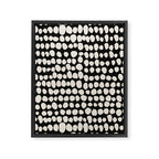 Irregular Polka Dot Pattern #2 Framed Canvas Print Gallery Image 8