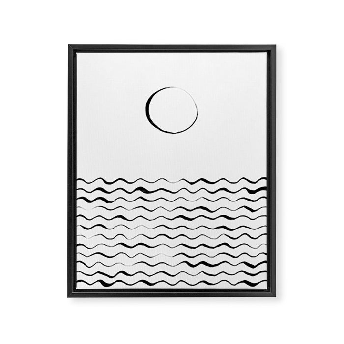 La Luna Framed Canvas Print Gallery Image 1