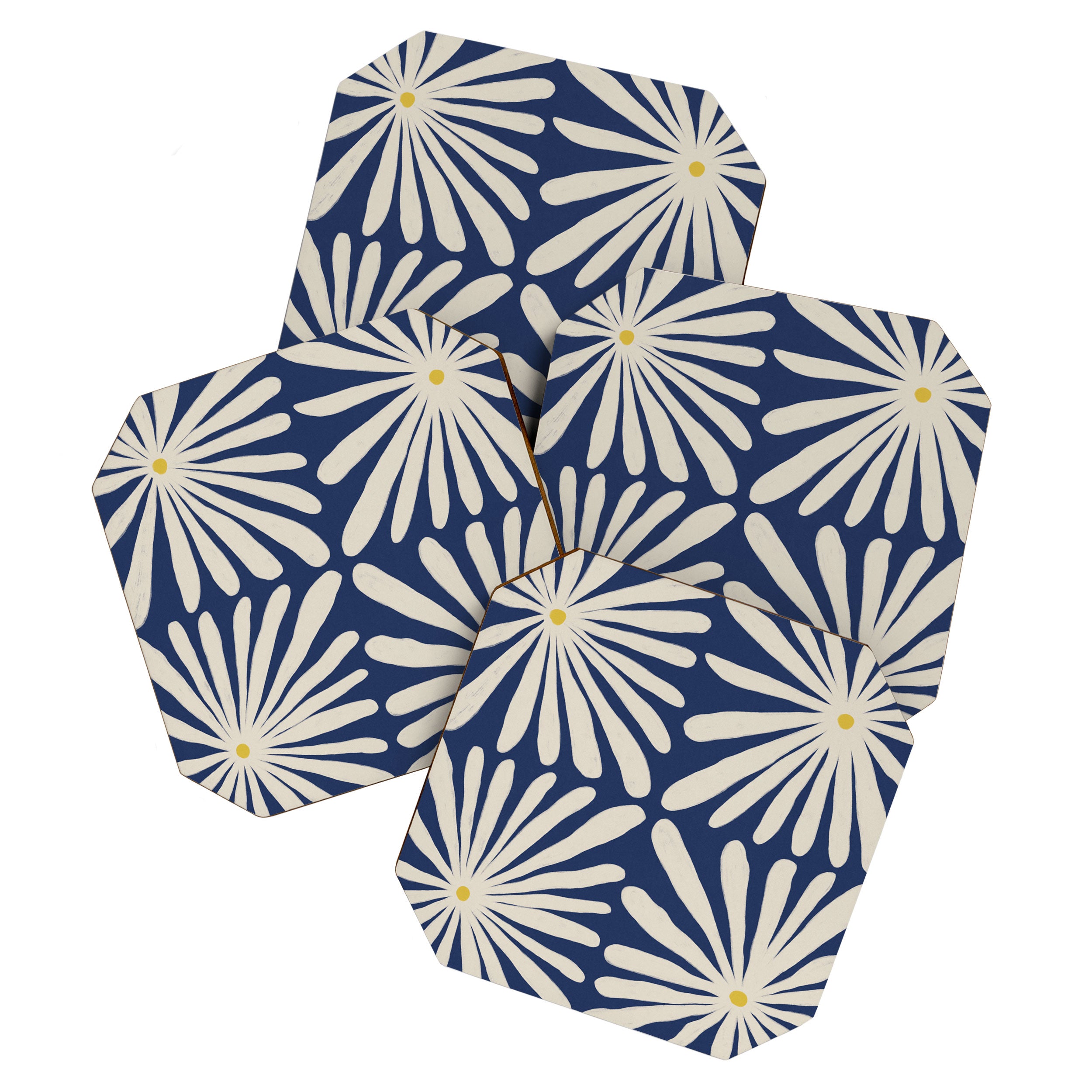 Lazy Daisies #1 Coaster Gallery Image 1