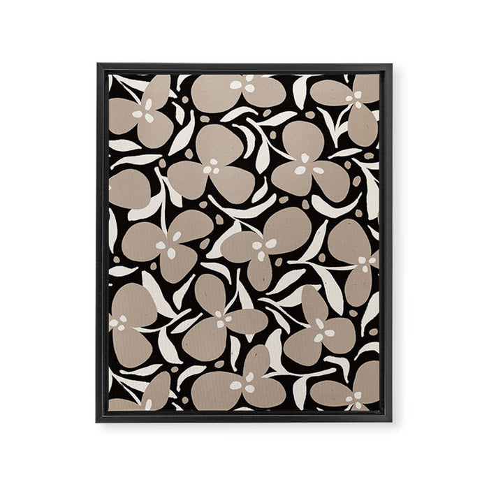 Lazy Florals #1 Framed Canvas Print Gallery Image 1