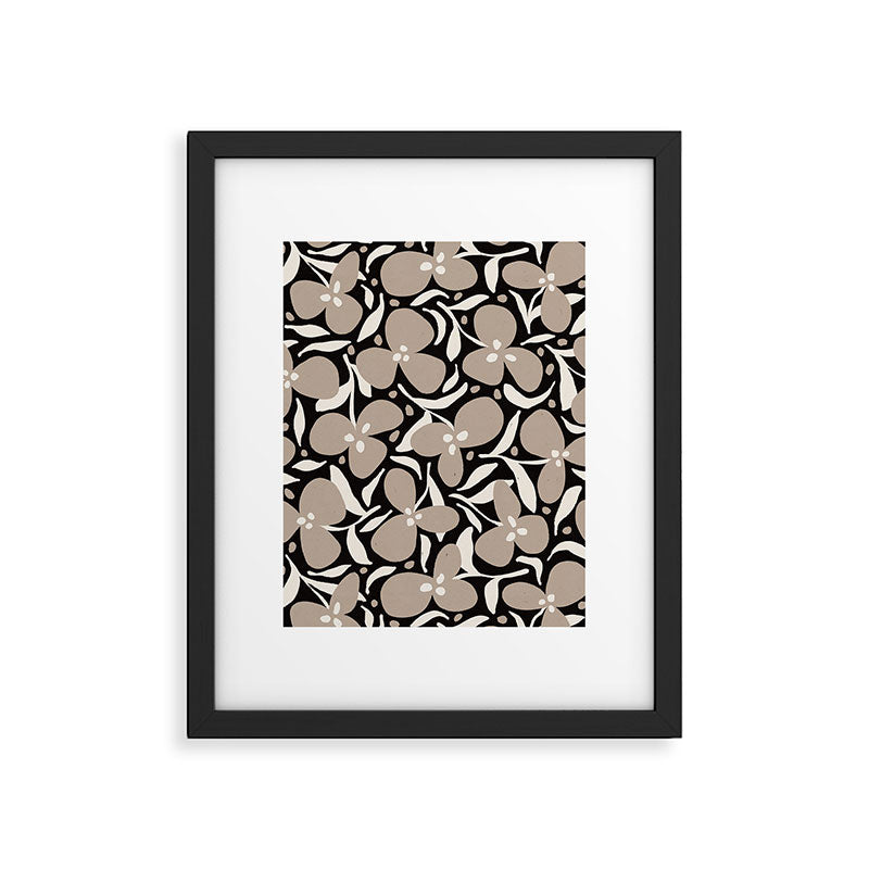 Lazy Florals #1 Framed Art Print Gallery Image 6