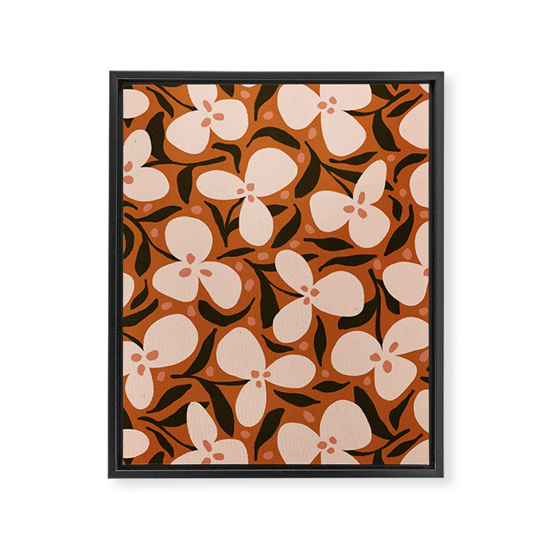 Lazy Florals #2 Framed Canvas Print Gallery Image 8