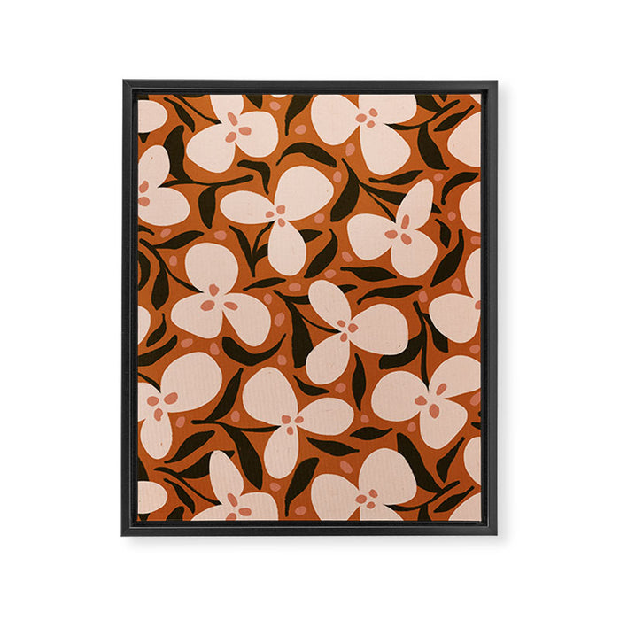 Lazy Florals #2 Framed Canvas Print Gallery Image 1