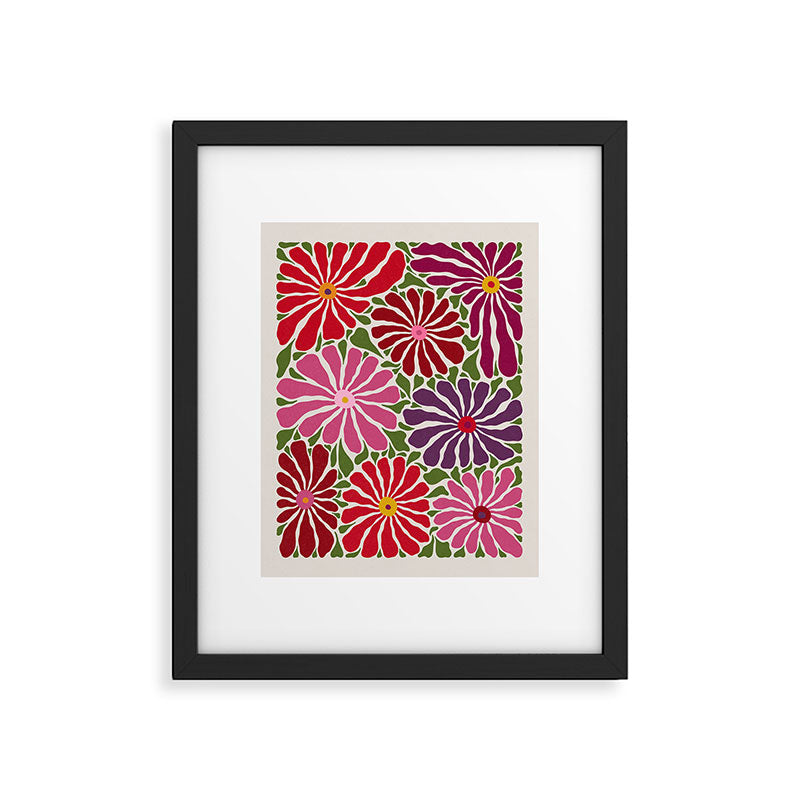 Lazy Florals #3 Framed Art Print Gallery Image 6