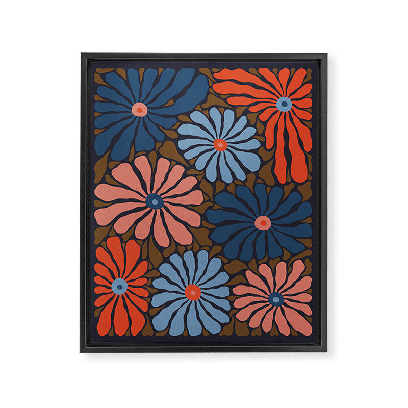 Lazy Florals #4 Framed Canvas Print Gallery Image 8