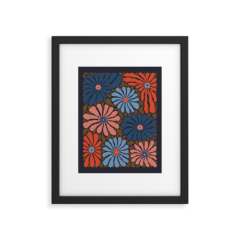Lazy Florals #4 Framed Art Print Gallery Image 6