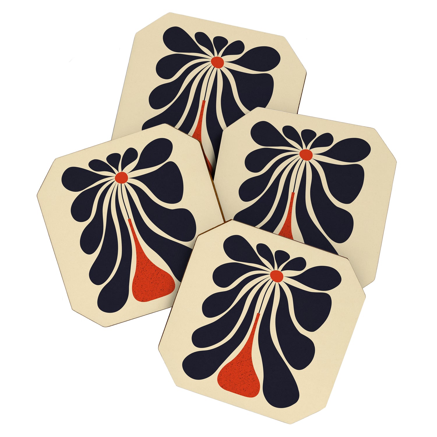 Lazy Flower Coaster Gallery Image 1