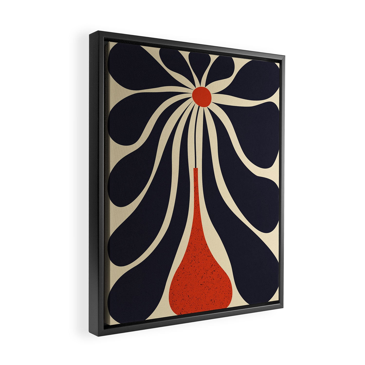 Lazy Flower Framed Canvas Print Gallery Image 2