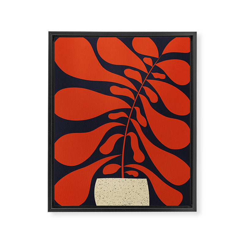 Lazy Plant #1 Framed Canvas Print Gallery Image 8