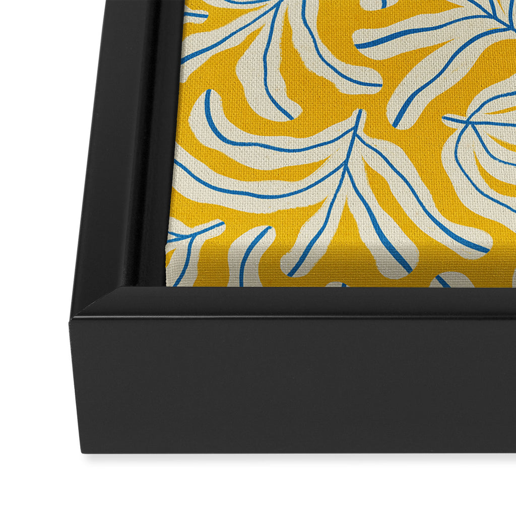 Lazy Summer Pattern #1 Framed Canvas Print Gallery Image 3