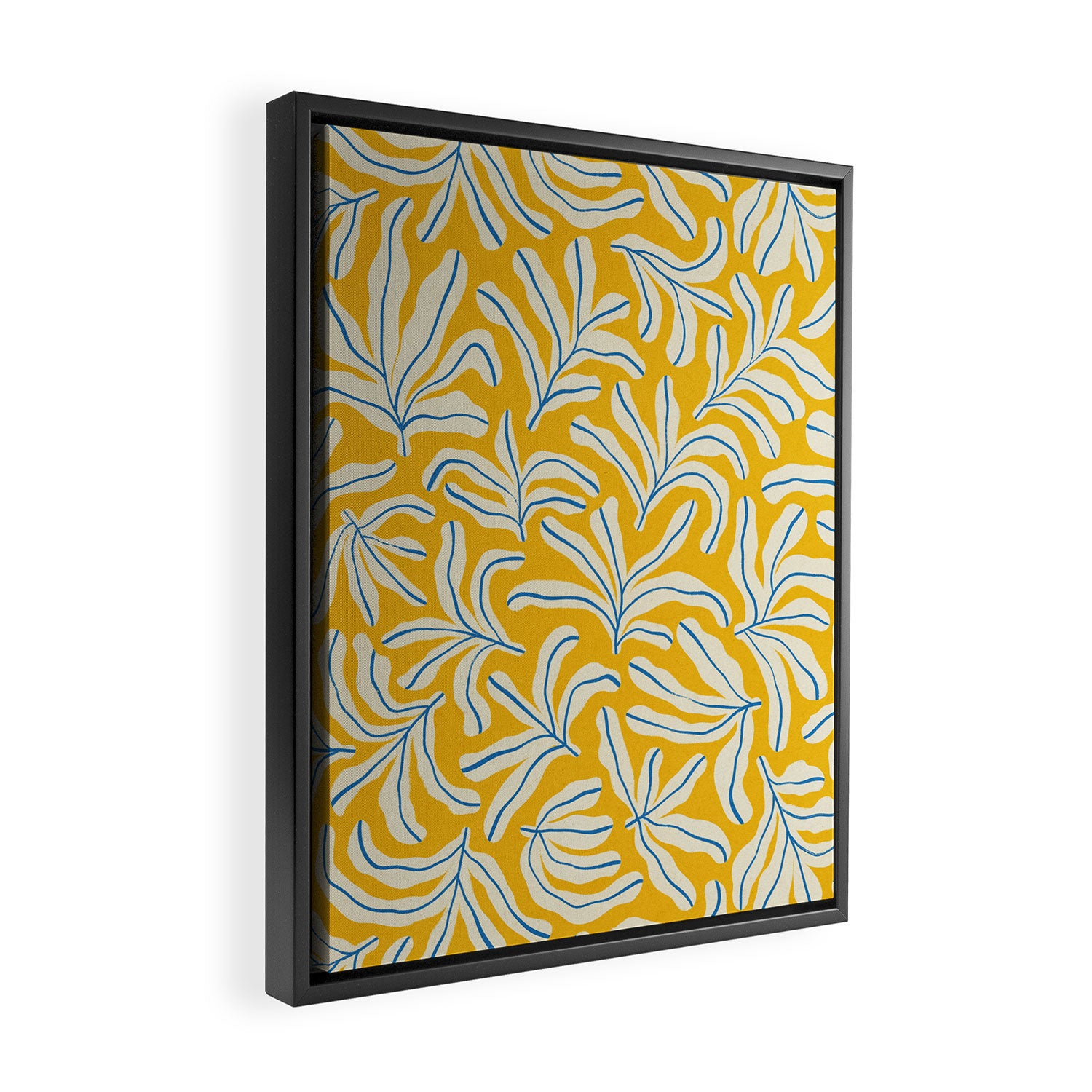 Lazy Summer Pattern #1 Framed Canvas Print Gallery Image 2