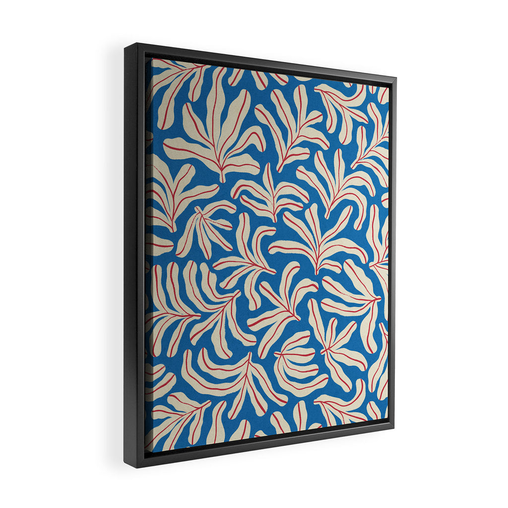Lazy Summer Pattern #2 Framed Canvas Print Gallery Image 2
