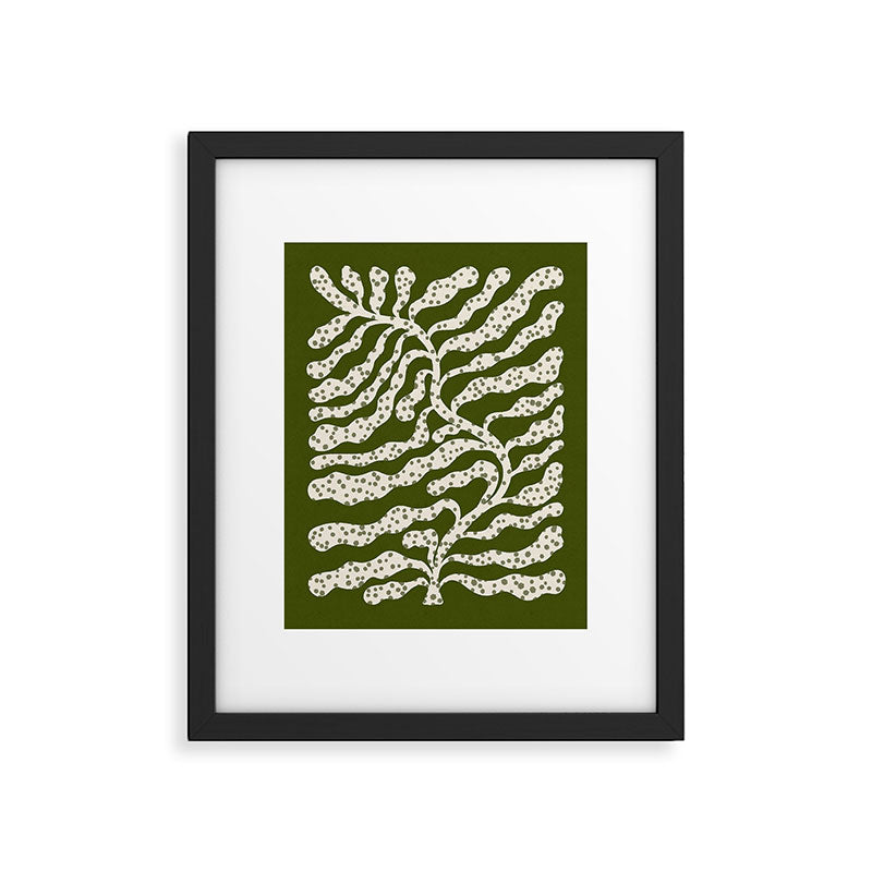 Leafy Plant #1 Framed Art Print Gallery Image 5