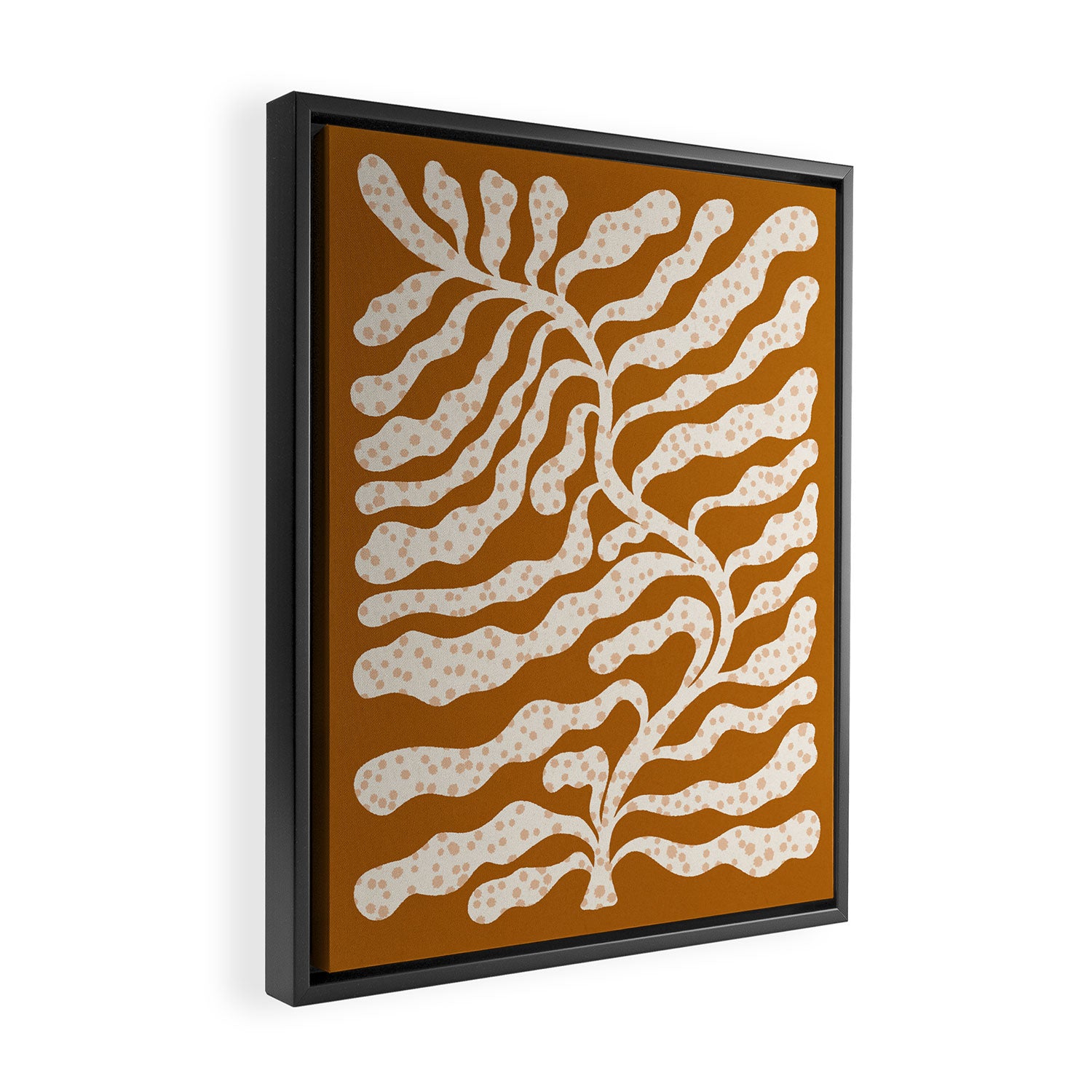 Leafy Plant #2 Framed Canvas Print Gallery Image 2