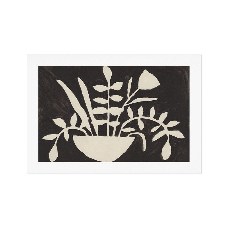 Leafy Silhouettes Art Print Gallery Image 1
