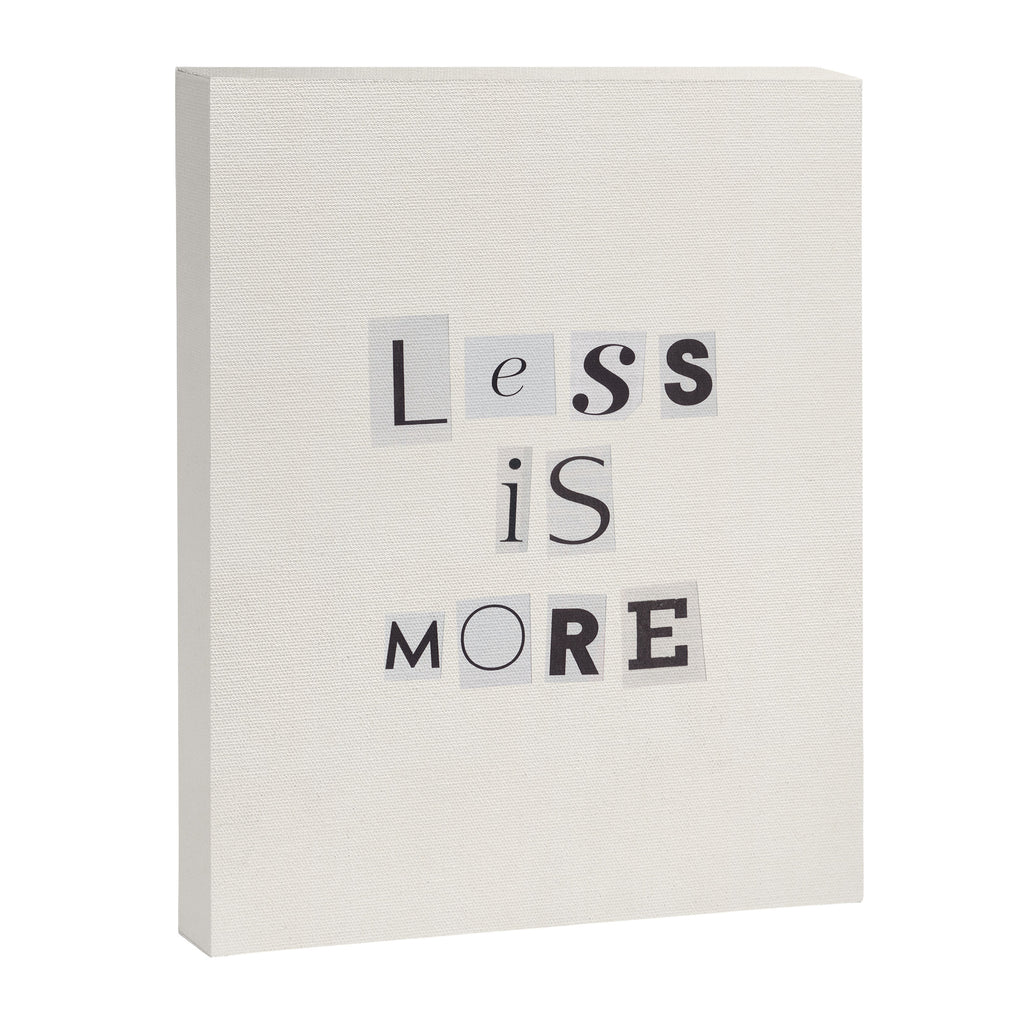Less is more / Daily Reminder #2 Canvas Print Gallery Image 6