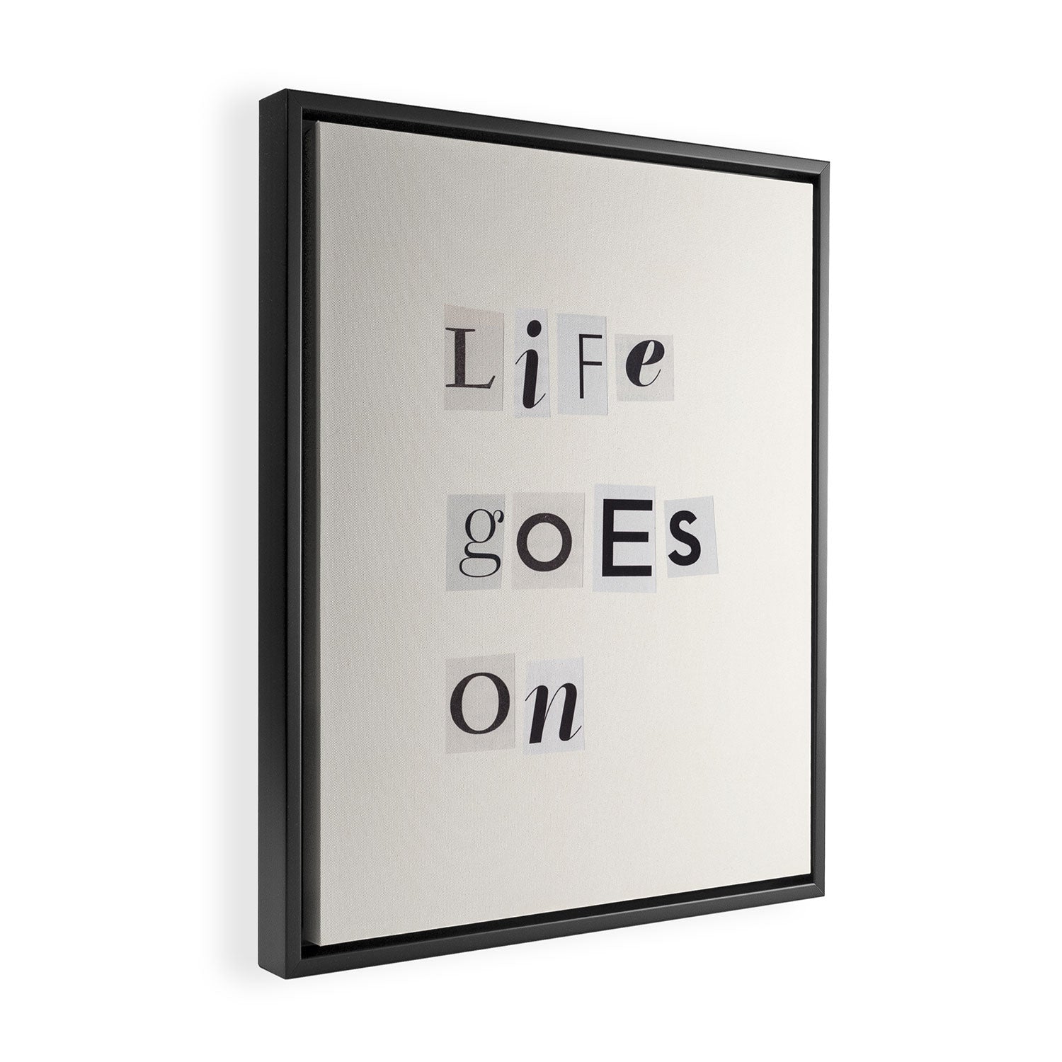 Life goes on / Daily Reminder #3 Framed Canvas Print Gallery Image 2
