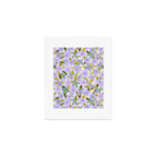 Lilac Watercolor Garden Art Print Gallery Image 1
