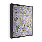 Lilac Watercolor Garden Framed Canvas Print Gallery Image 2