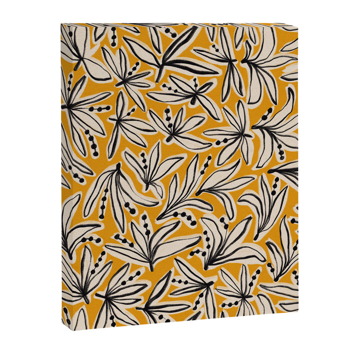 Lily Flower Pattern #2 Canvas Print Gallery Image 1