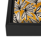 Lily Flower Pattern #2 Framed Canvas Print Gallery Image 3