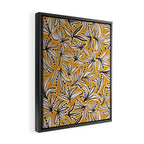 Lily Flower Pattern #2 Framed Canvas Print Gallery Image 2