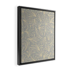 Lily Flower Pattern #3 Framed Canvas Print Gallery Image 2