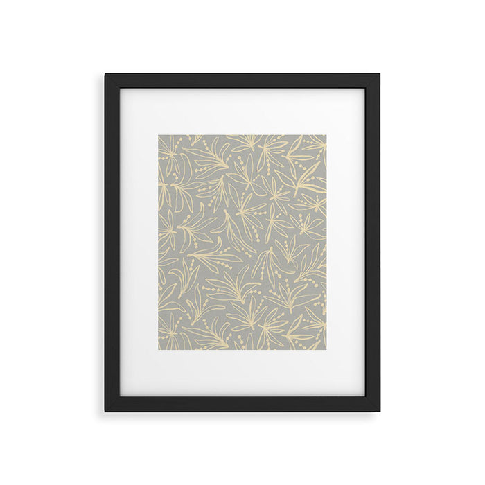 Lily Flower Pattern #3 Framed Art Print Gallery Image 1