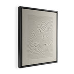 Line Distortion #1 Framed Canvas Print Gallery Image 2