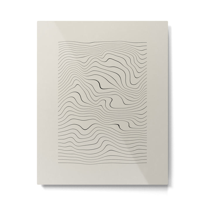 Line Distortion #1 Metal Print Gallery Image 1