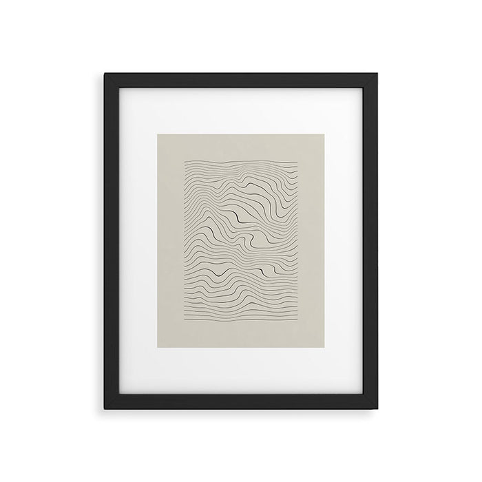 Line Distortion #1 Framed Art Print Gallery Image 1