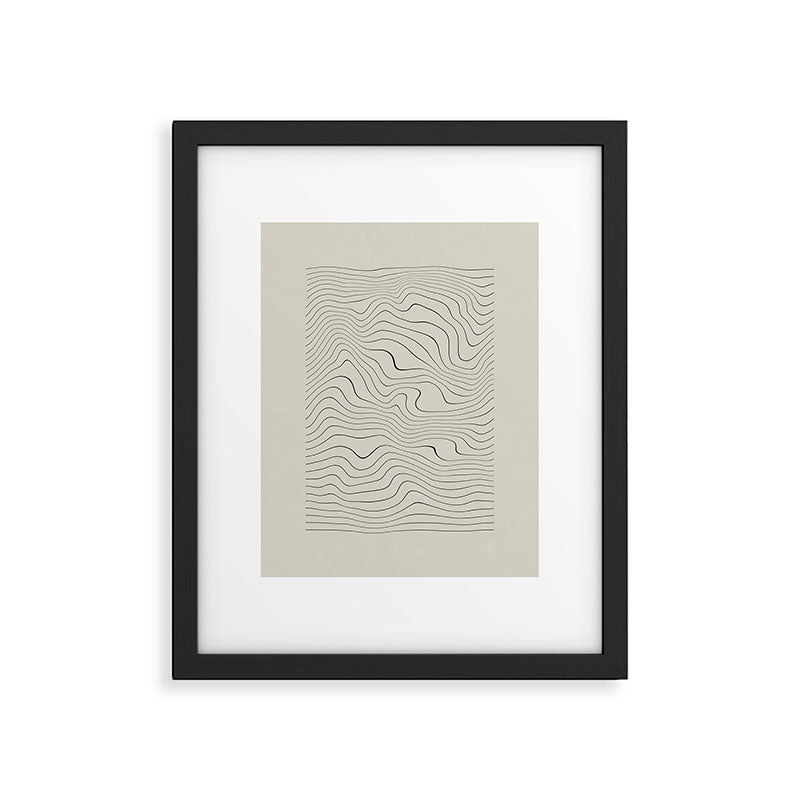 Line Distortion #1 Framed Art Print Gallery Image 6