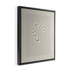 Line Distortion #2 Framed Canvas Print Gallery Image 2