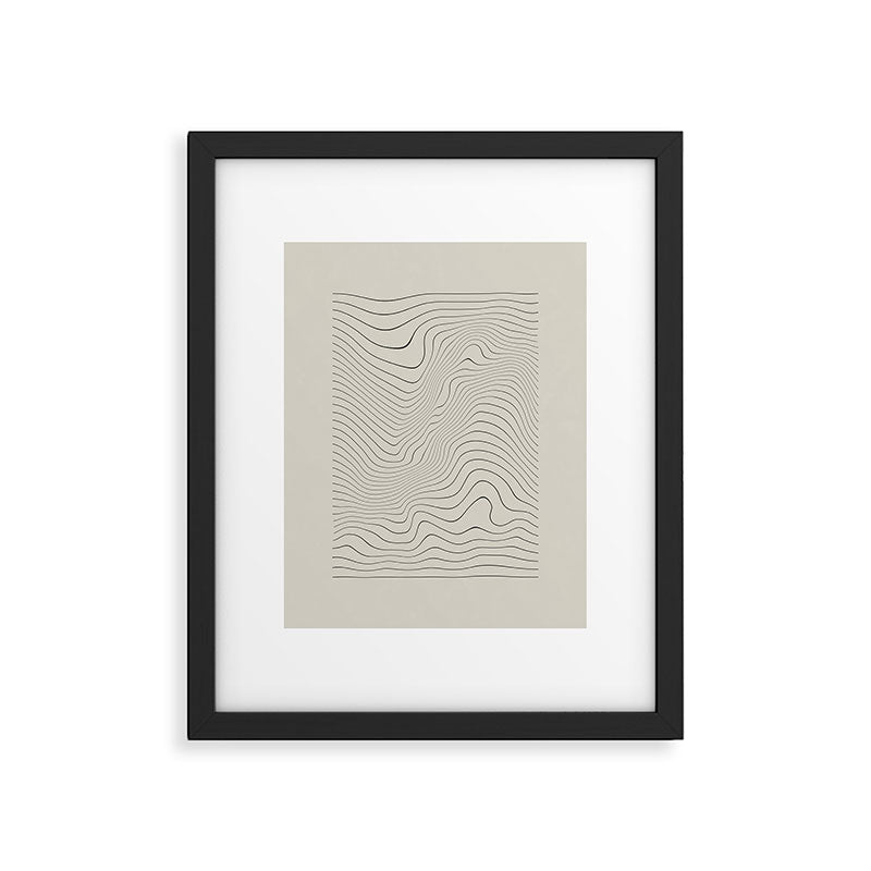Line Distortion #3 Framed Art Print Gallery Image 4