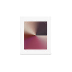 Line Gradient / Vanilla Wafer & Thunder Purple Art Print Gallery Image 1