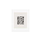 Linocut Abstract #2 Art Print Gallery Image 1
