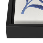 Linocut Branch #1 Framed Canvas Print Gallery Image 3