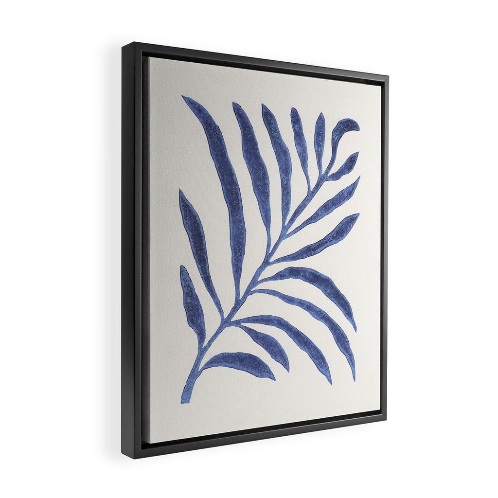 Linocut Branch #1 Framed Canvas Print Gallery Image 2