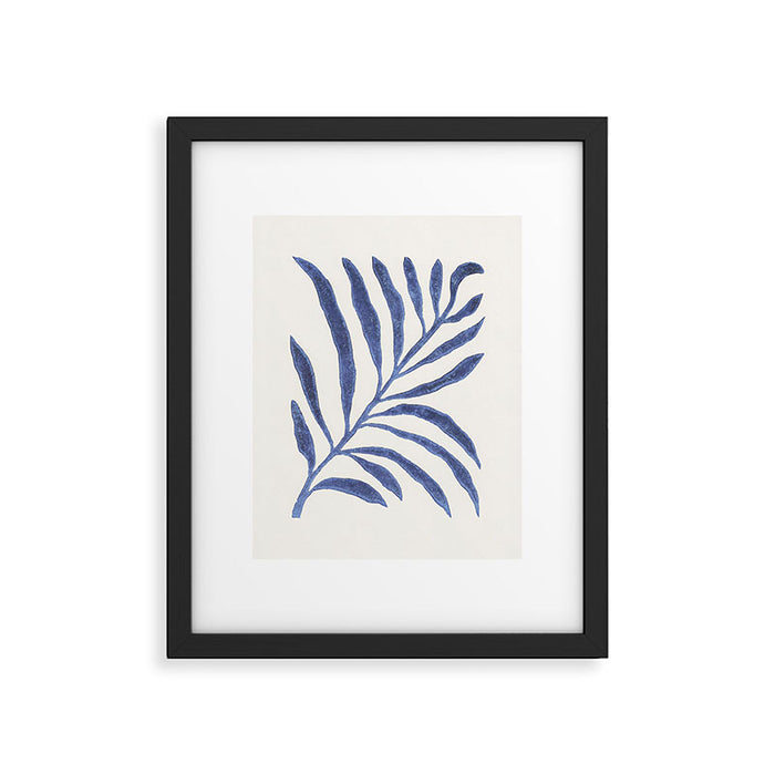 Linocut Branch #1 Framed Art Print Gallery Image 1