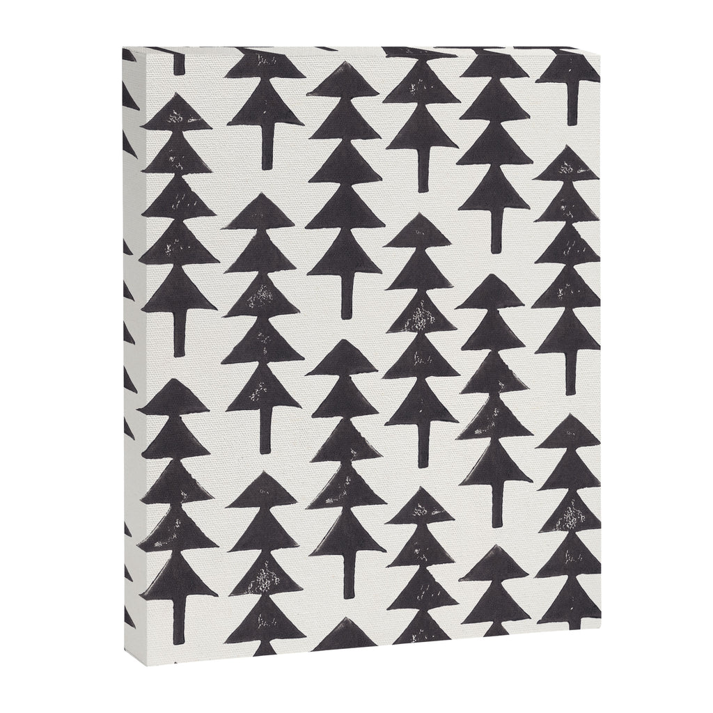 Linocut Forest Canvas Print Gallery Image 8