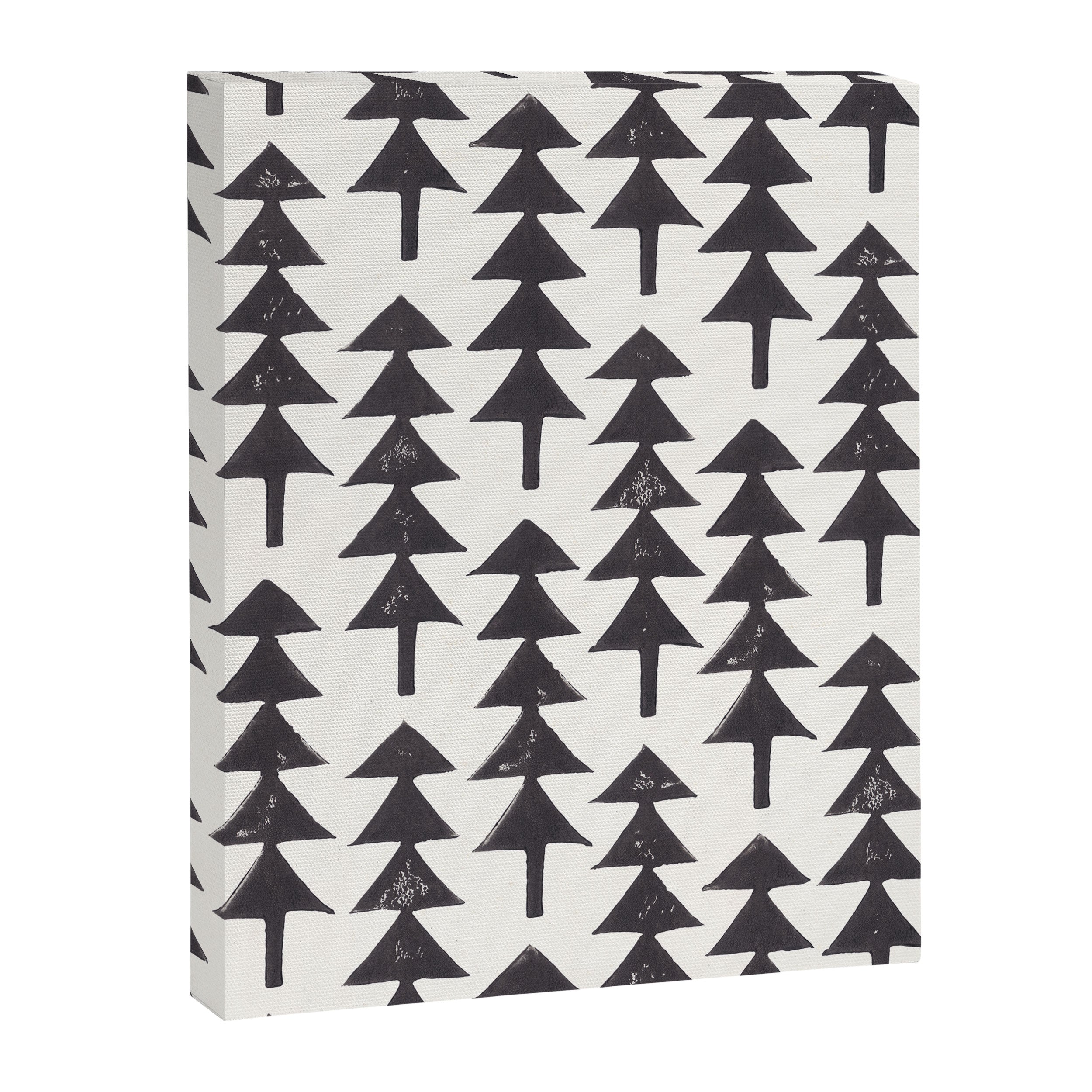 Linocut Forest Canvas Print Gallery Image 8
