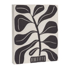 Linocut Houseplant #4 Canvas Print Gallery Image 6
