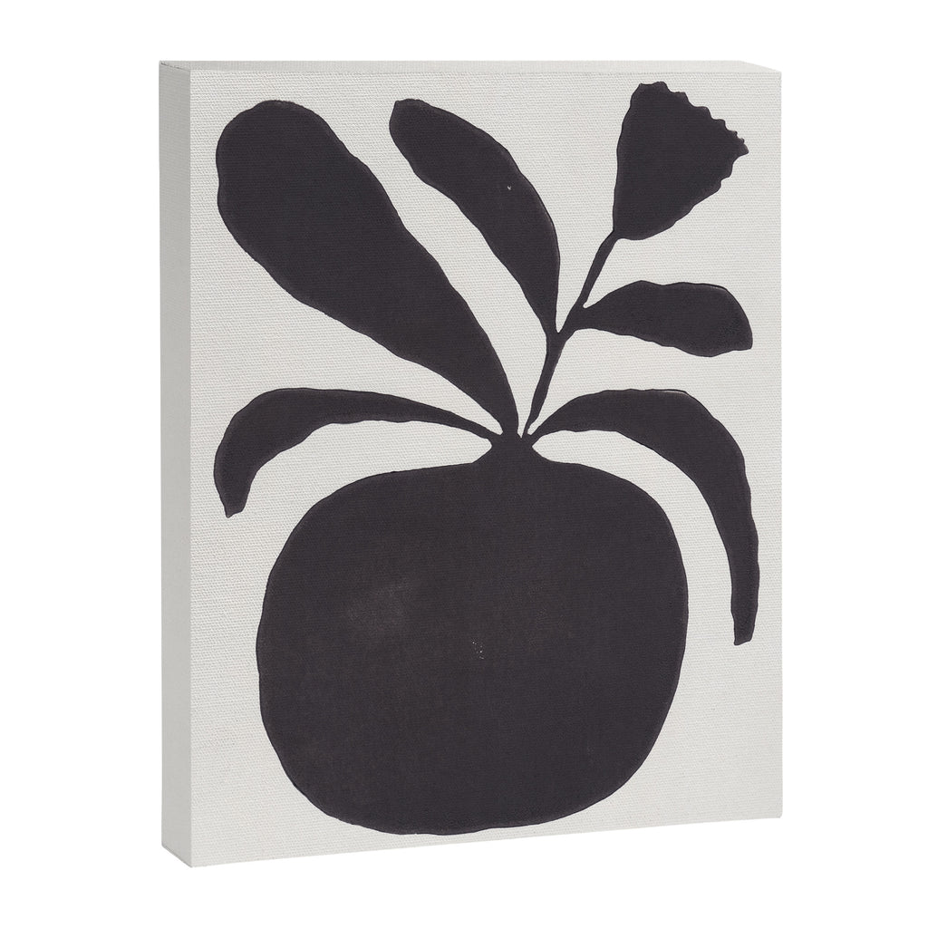 Linocut Silhouette #1 Canvas Print Gallery Image 8