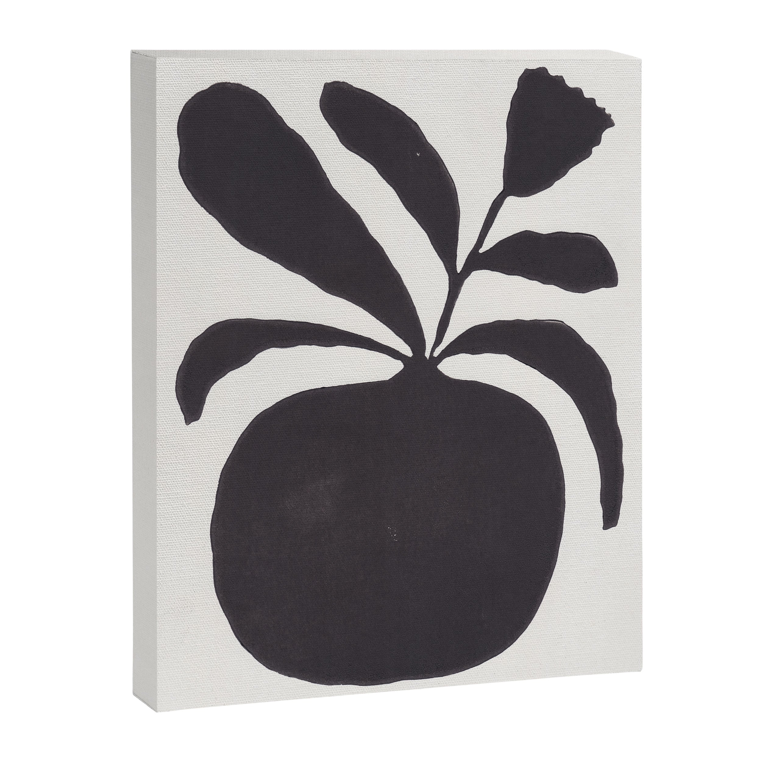 Linocut Silhouette #1 Canvas Print Gallery Image 8