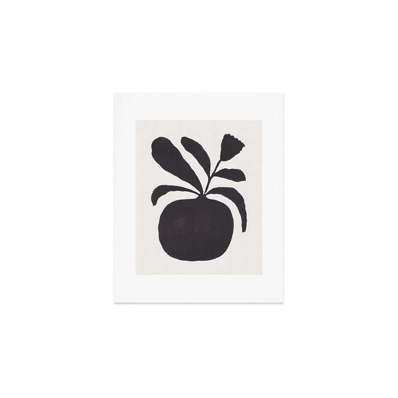 Linocut Silhouette #1 Art Print Gallery Image 1