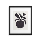 Linocut Silhouette #1 Framed Art Print Gallery Image 6
