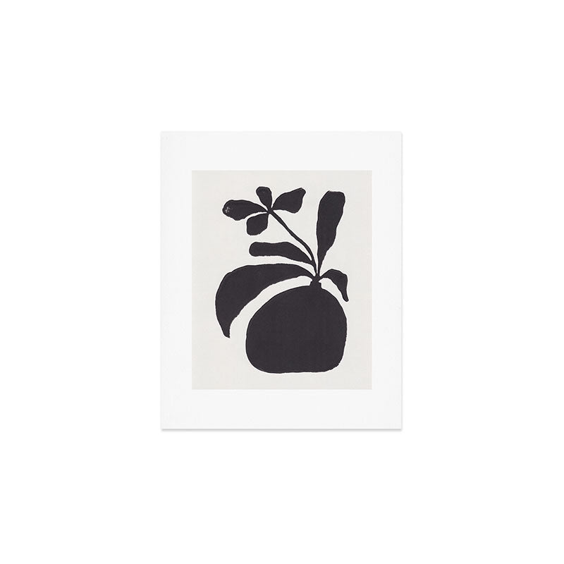 Linocut Silhouette #3 Art Print Gallery Image 1
