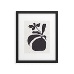 Linocut Silhouette #3 Framed Art Print Gallery Image 6