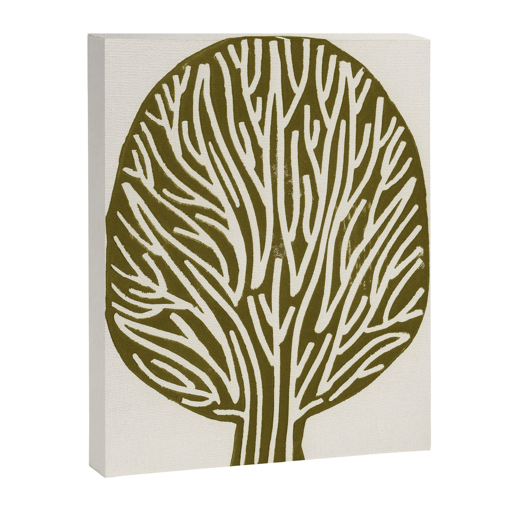 Linocut Tree #1 Canvas Print Gallery Image 6